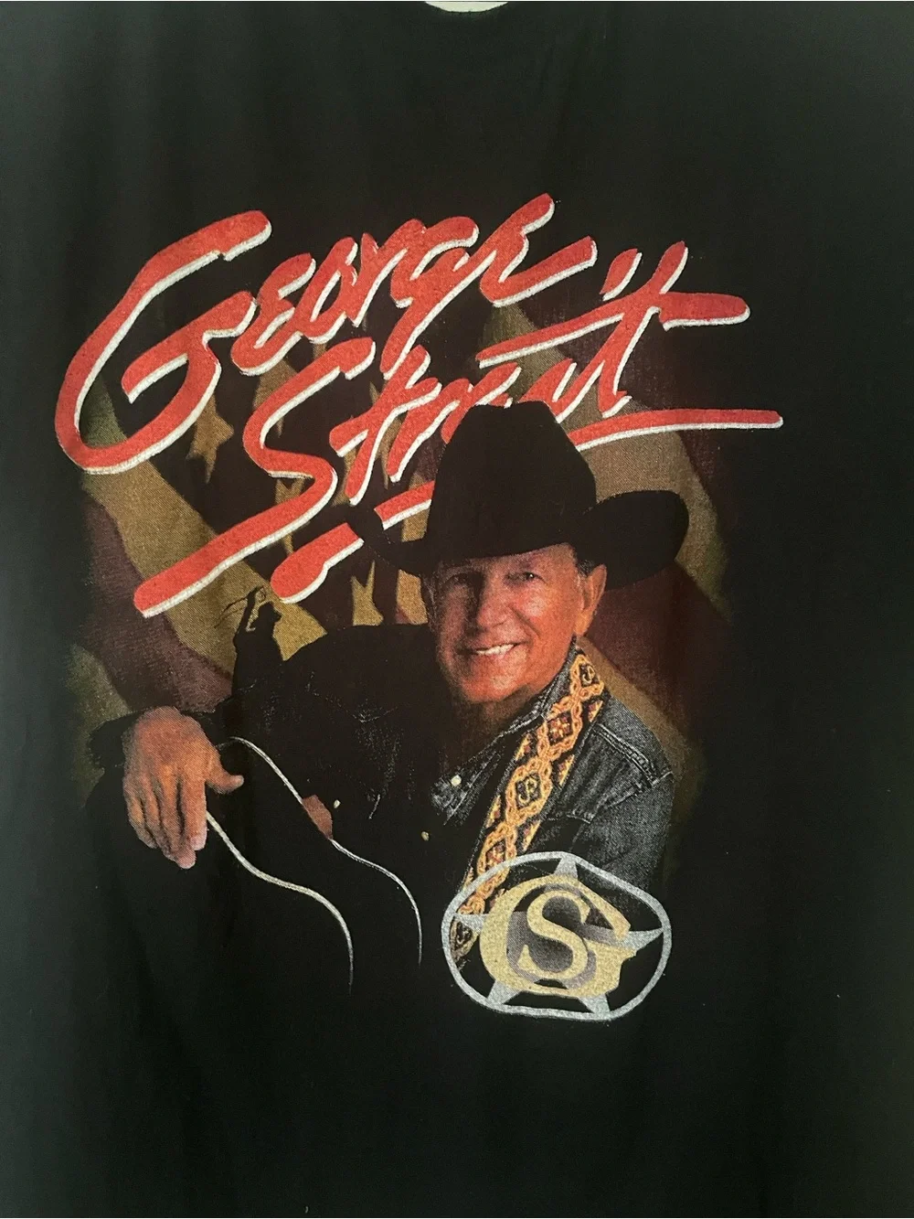 George Strait Graphic Short-Sleeve Tee - Black - Picture 4 of 6